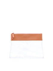 Necessaire Transparente Quadrada Média - Nude NSI-147 - NU
