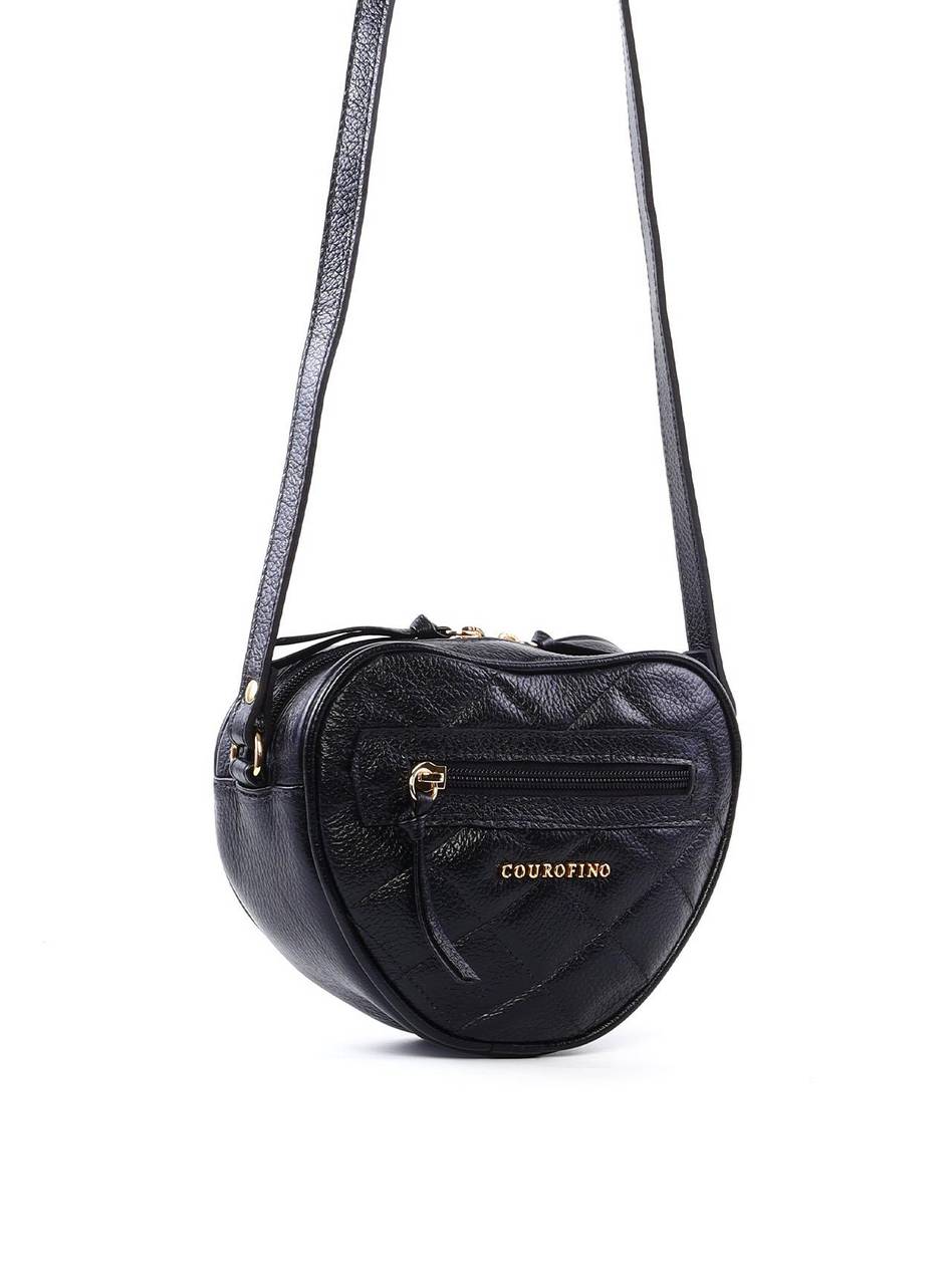 Bolsa Tote Coração Matelasse - Preta BSI-6392 - PR