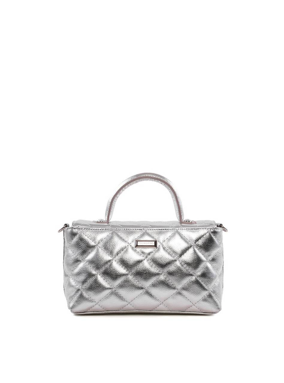 Bolsa Satchel Pequena com Matelassê e Fecho Giratório BSI-6505 - PT