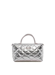 Bolsa Satchel Pequena com Matelassê e Fecho Giratório BSI-6505 - PT