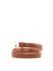 Cinto Feminino Fino Fivela Assimétrica Aço Escovado - Castor CTI-1009 - CS