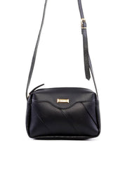 Bolsa Bag Pequena com Retalhos - Preta BSI-6409 - PR