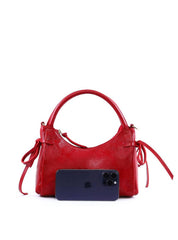 Bolsa Tote Média Enfeite Laços Laterais Alça Dupla - Vermelha BSI-6374 - VE