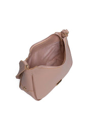 Bolsa Hobo de Ombro com Detalhes na Lateral - Nude BSI-5952 - NU