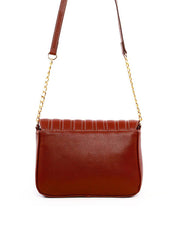 Bolsa Satchel com Costura na Tampa - Cacau BSI-6214 - CA
