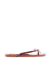 Rasteira de Laço com Strass - Vermelha SDI-12076 - VE