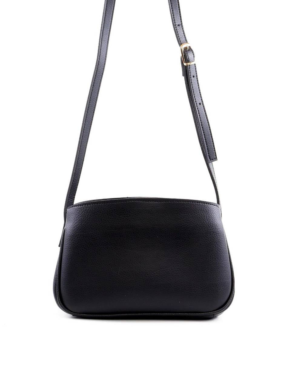 Bolsa Tote Transversal com 3 Divisórias - Preta BSI-6411 - PR