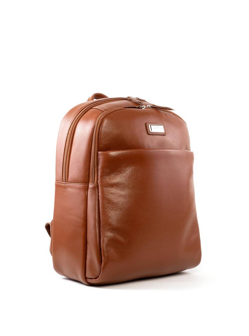 Mochila Casual Arredondada em Couro - Castor MEI-459 - CS