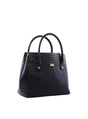 Bolsa Tote Grande com Duas Divisórias - Preta BSI-6389 - PR