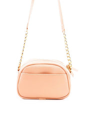 Bolsa Baú Transversal com Bolso Traseiro - Nude BSI-6285 - NU