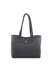 Bolsa Tote com Borda Ondulada - Preta BSI-6158 - PR