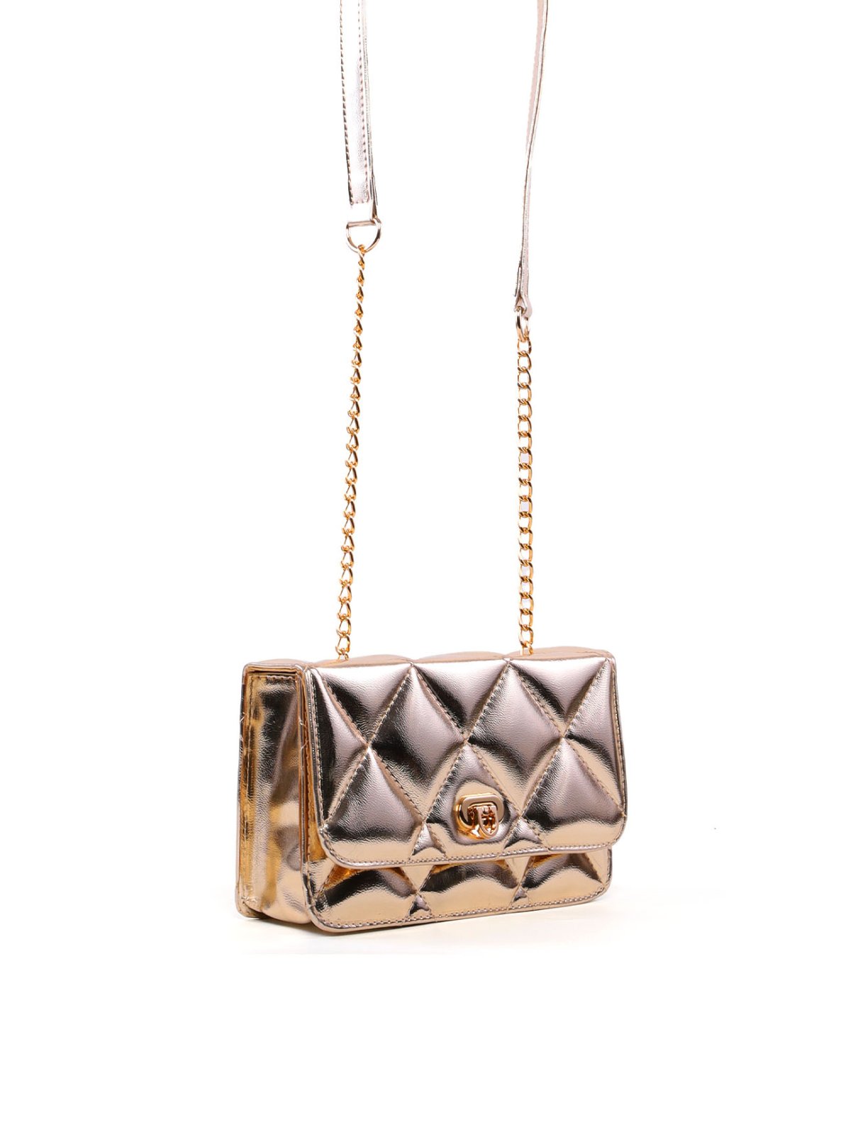 Bolsa Satchel Pequena Transversal com Matelassê BSI-6522 - AU