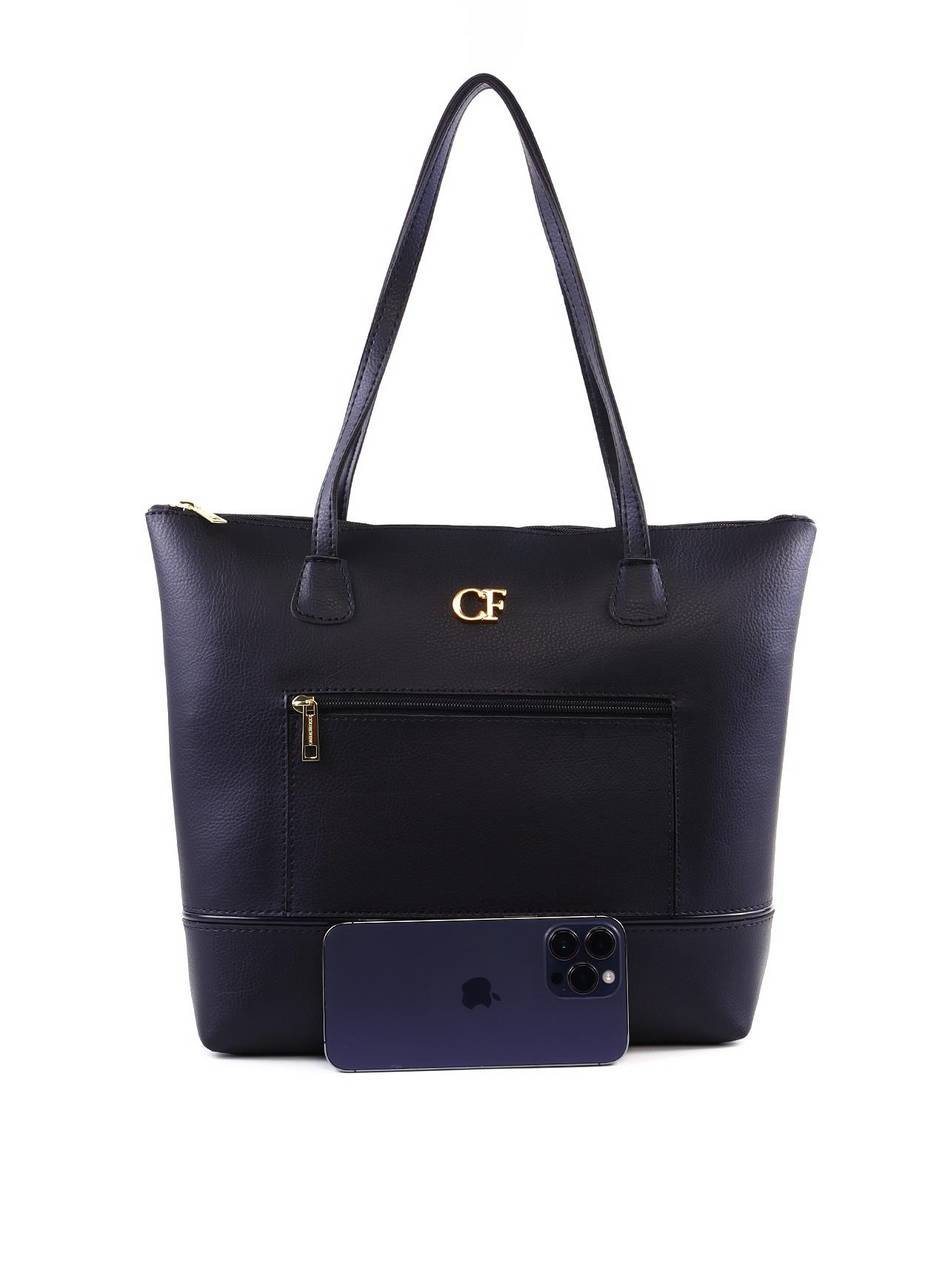 Bolsa Shopper Tiracolo com Frizo - Preta BSI-6373 - PR