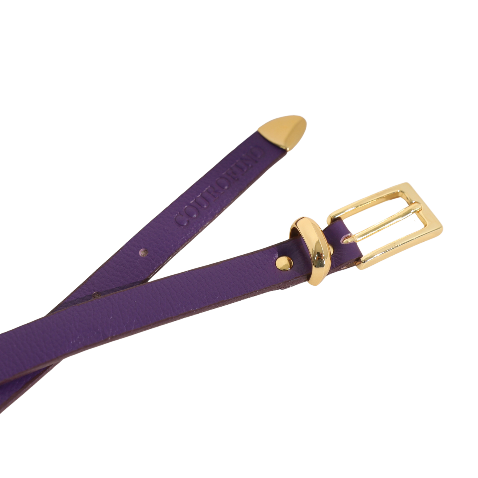 Cinto Casual Feminino Couro Roxo CTI-929 - RO
