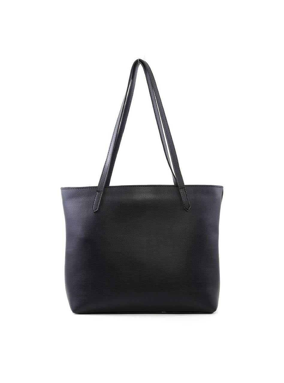 Bolsa Shopper com Detalhe de Tressê - Preta BSI-6407 - PR
