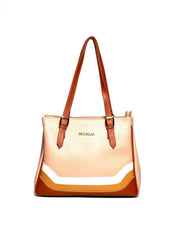 Bolsa Tote Tiracolo com Alça Regulável - Nude BSI-5746 - NU