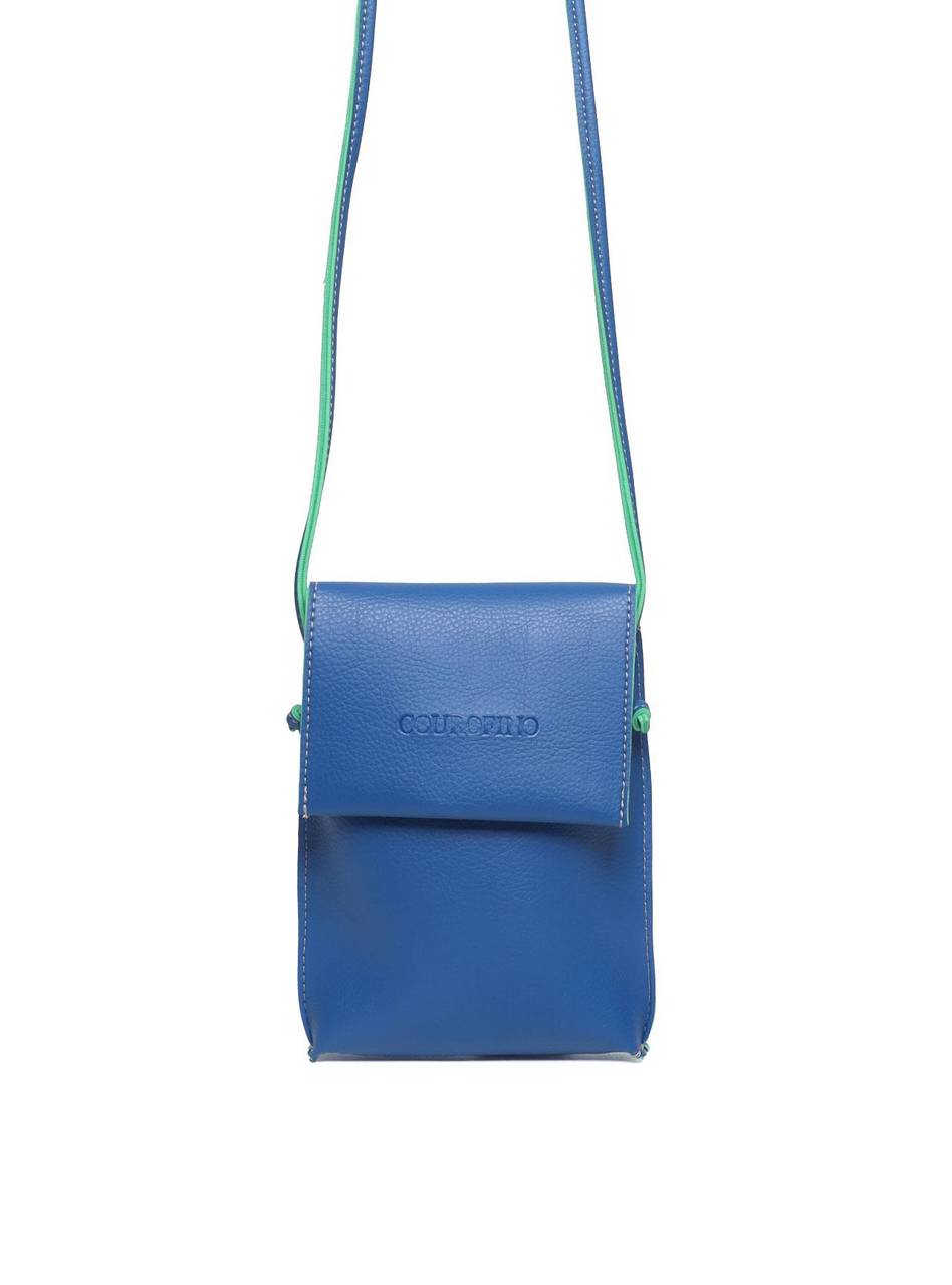 Bolsa Carteira com Tampa - Azul BSI-5568 - AZ