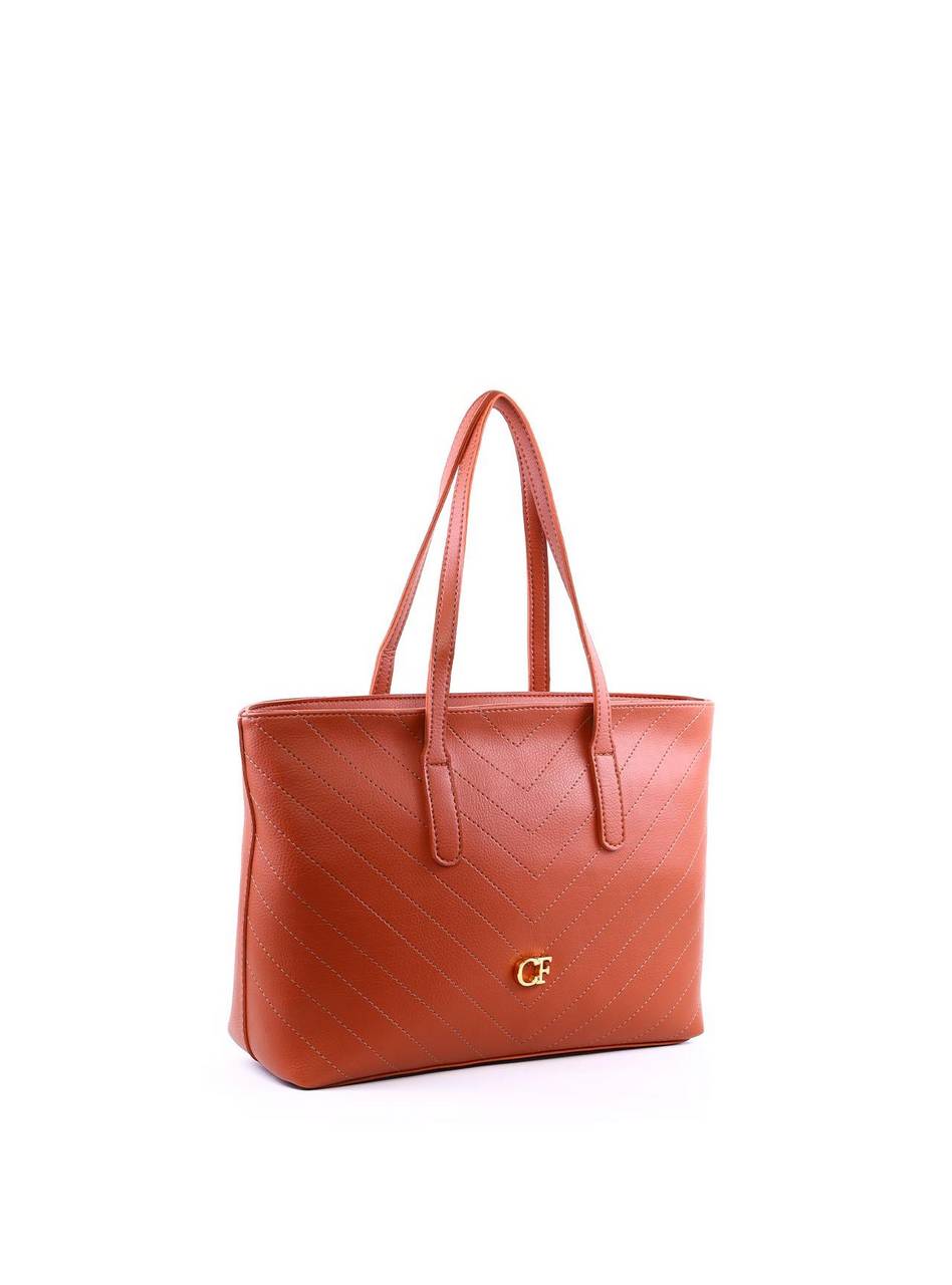 Bolsa Shopper com Costuras Frontais - Castor BSI-6159 - CS