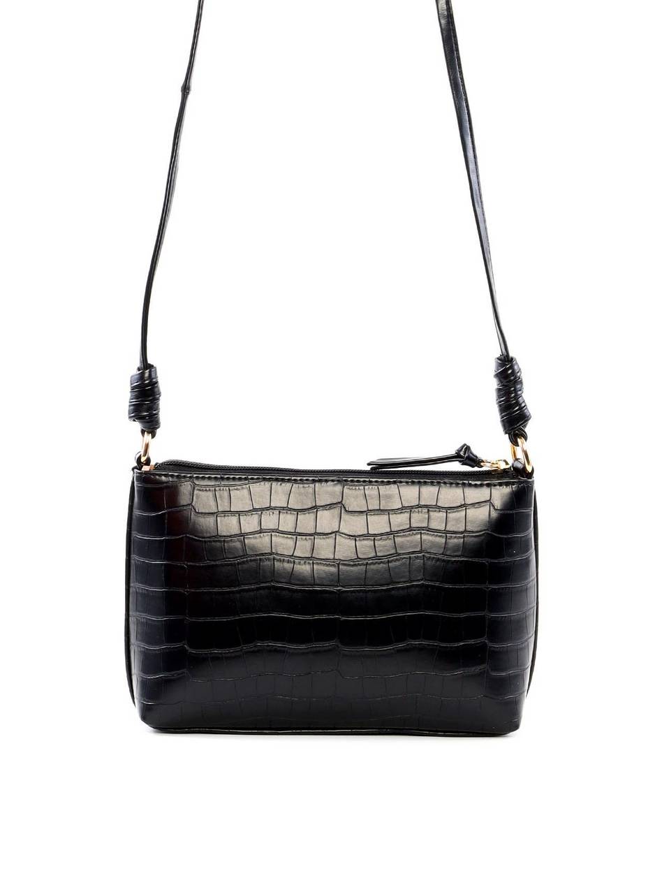 Bolsa Tote Pequena com Nó - Preta BSI-6446 - PR