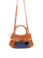 Bolsa Tote Média com Drapeado e Fecho Decorativo BSI-6492 - CS