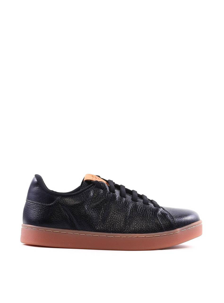 Tênis Casual em Couro - Preto SP-12029 - PR