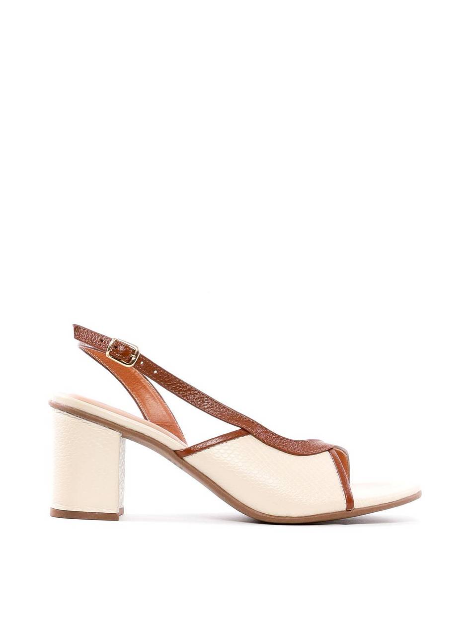 Sandália Slingback Salto Bloco - Fenno SDI-12168 - FE