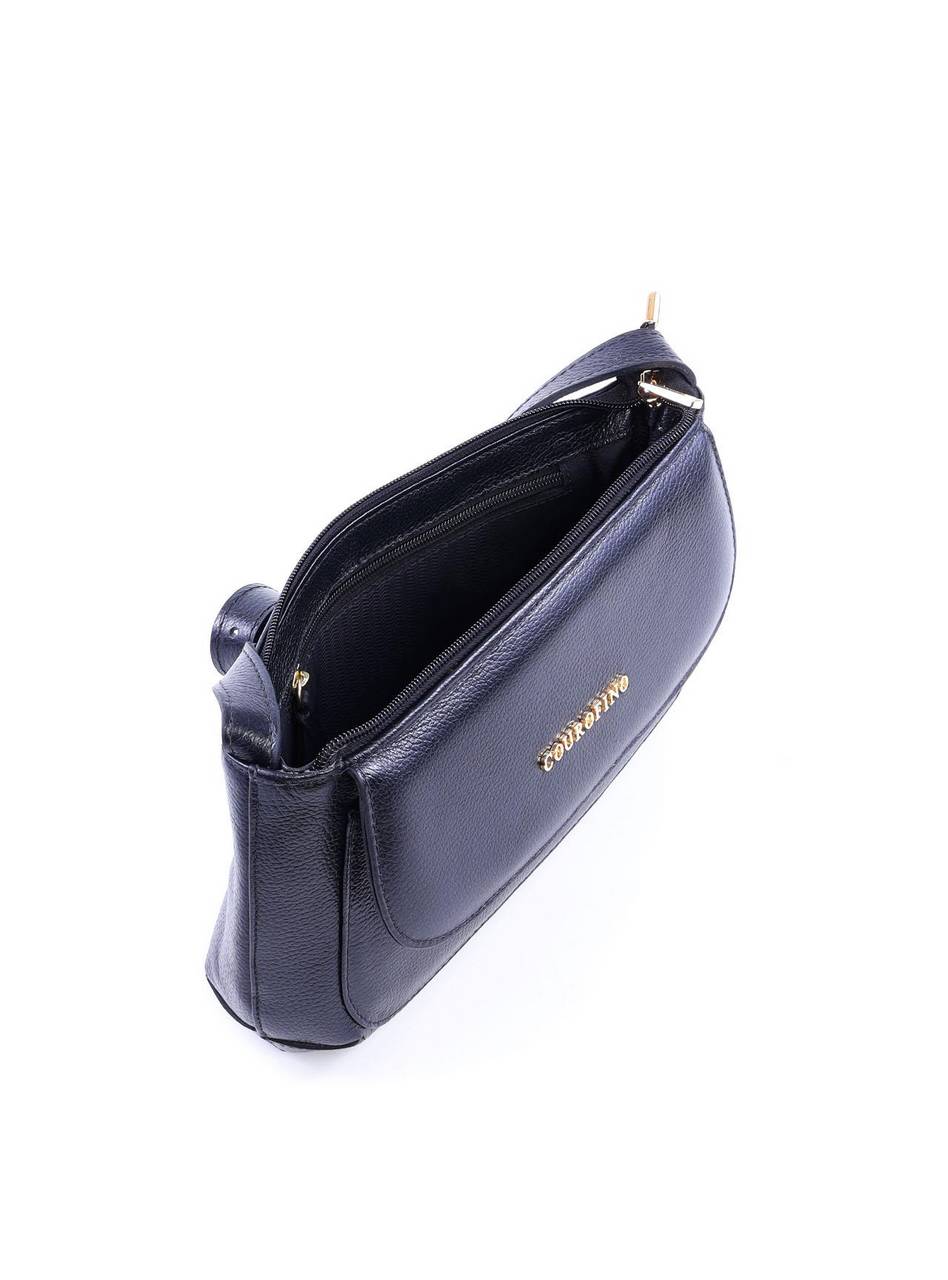 Bolsa Saddle Transversal com Bolso Frontal Preta BSI-5959 - PR