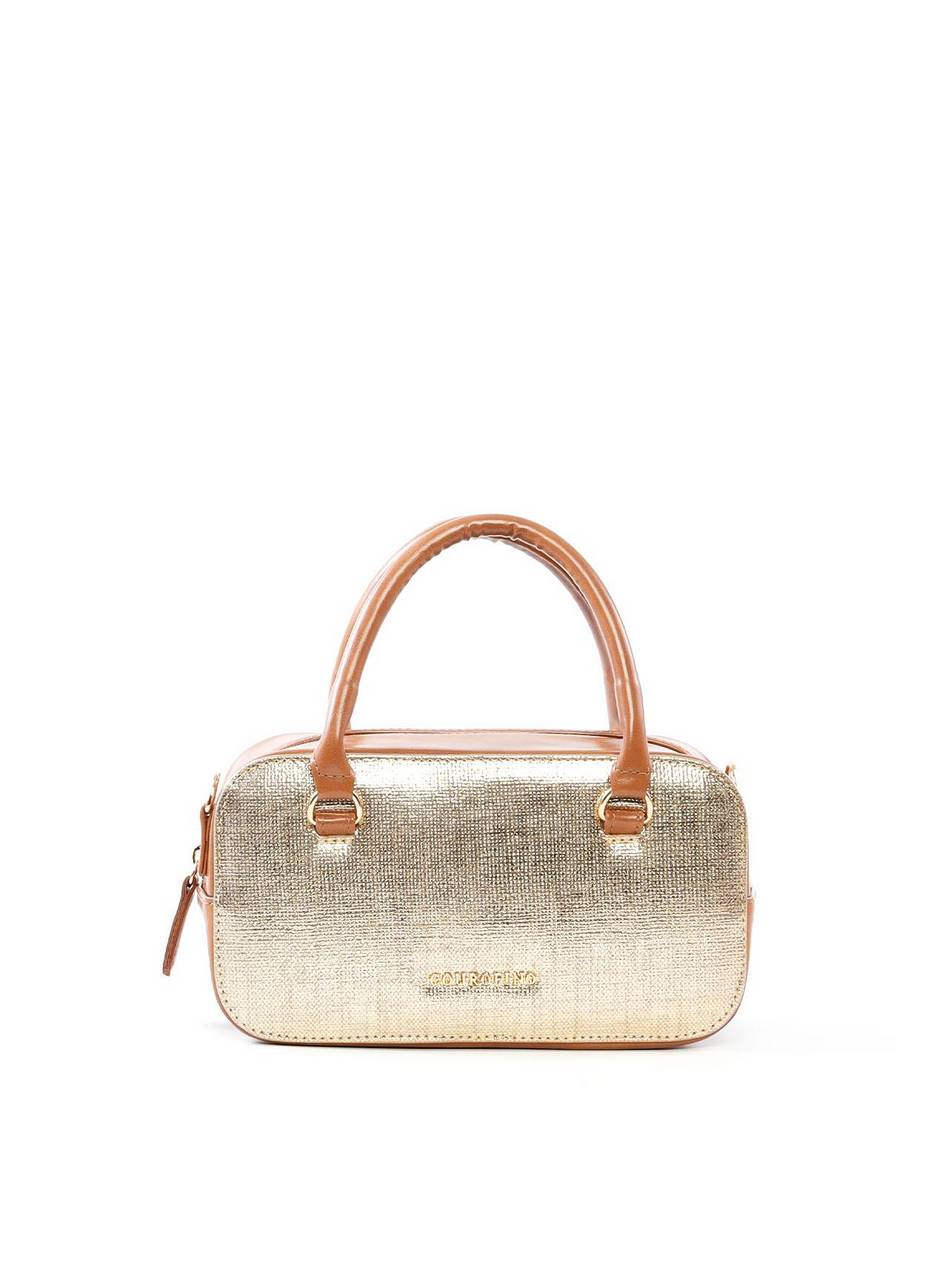 Bolsa Baú Pequena com Mix de Materiais BSI-6499 - CS