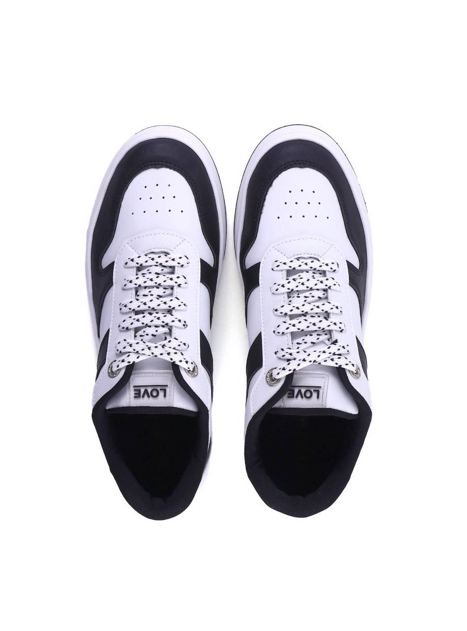 Tênis Feminino Casual com Cadarço Estampado - Preto SP - 12109 - PR