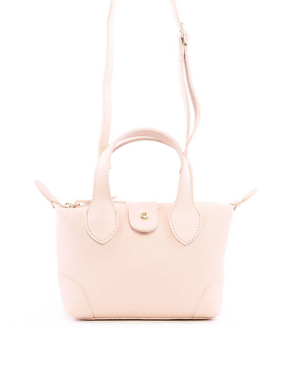 Bolsa Baú Transversal Pequena - Nude BSI-6272 - NU