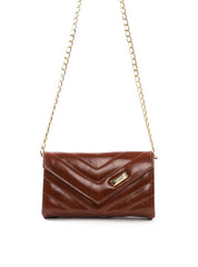 Bolsa Clutch Transversal em Matelassê - Castor BSI-6424 - CS