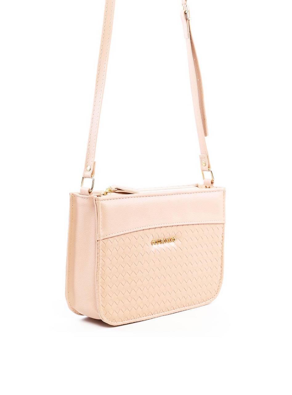 Bolsa Tote Quadrada Estruturada - Nude BSI-6284 - NU