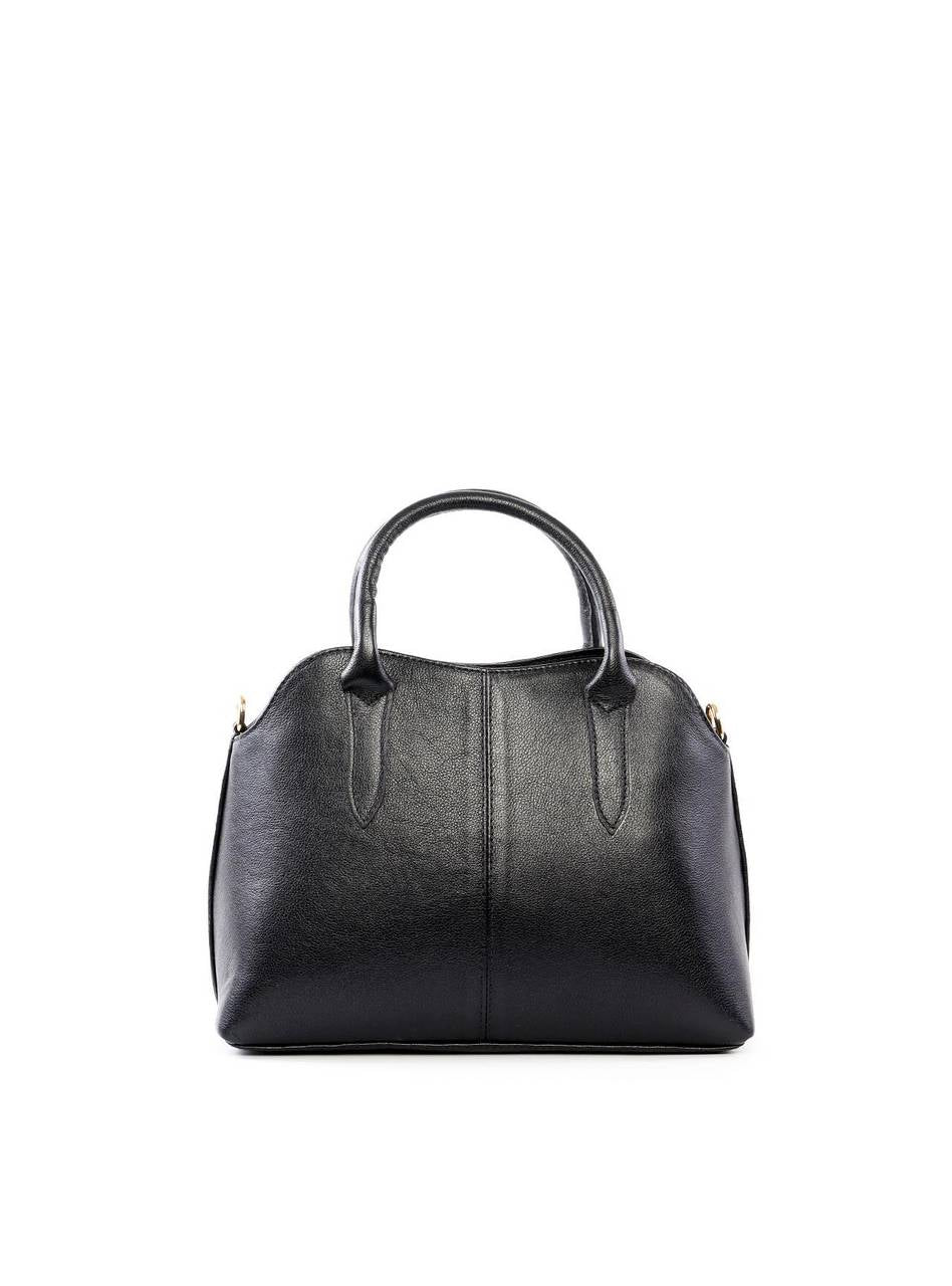 Bolsa Tote Média com Cordão Frontal - Preta BSI-6471 - PR