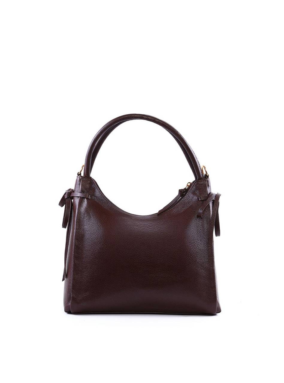 Bolsa Tote Grande Enfeite Laços Laterais Alça Dupla - Cacau BSI-6375 - CA