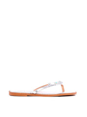 Rasteira de Dedo com Fivela - Prata SDI-11914 - PT