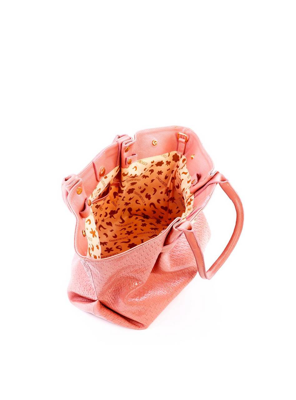 Bolsa Tote com Drapeado e Alça Dupla - Nude BSI-6275 - NU