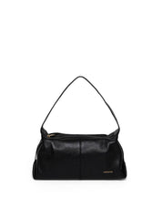 Bolsa Hobo Alça de Ombro Costura Central - Preta BSI-5969 - PR