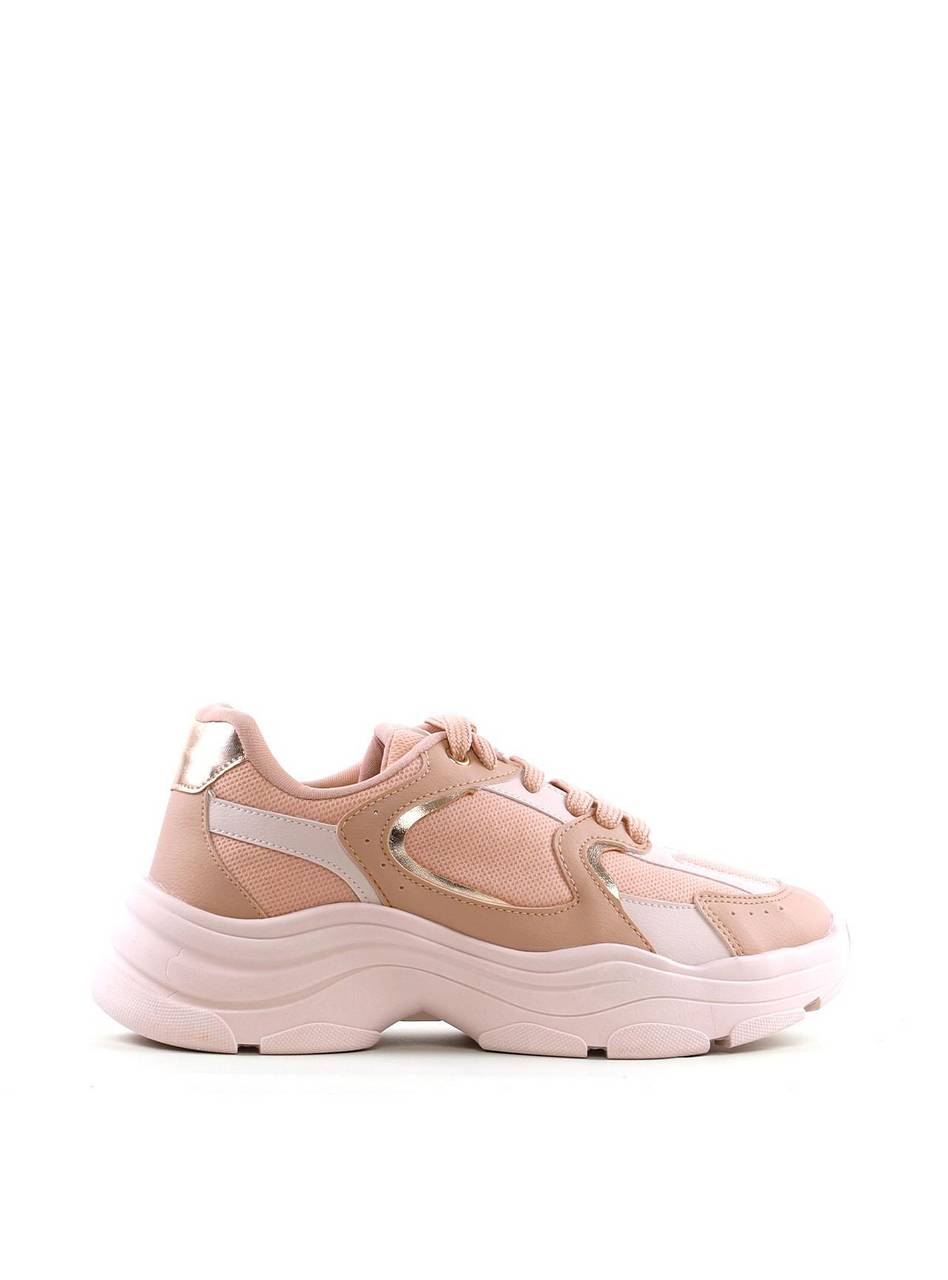 Tênis Feminino Esportivo Solado Robusto - Nude SP - 12106 - NU