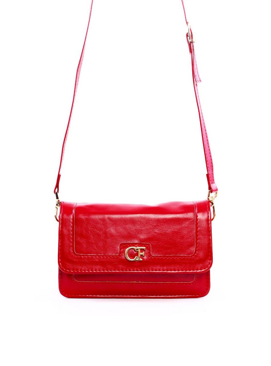 Bolsa Satchel Retangular Transversal - Vermelho BSI-6051 - VE