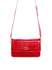 Bolsa Satchel Retangular Transversal - Vermelho BSI-6051 - VE