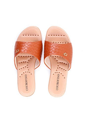 Rasteira Slide Confort em Tresse - Castor SDI-11970 - CS