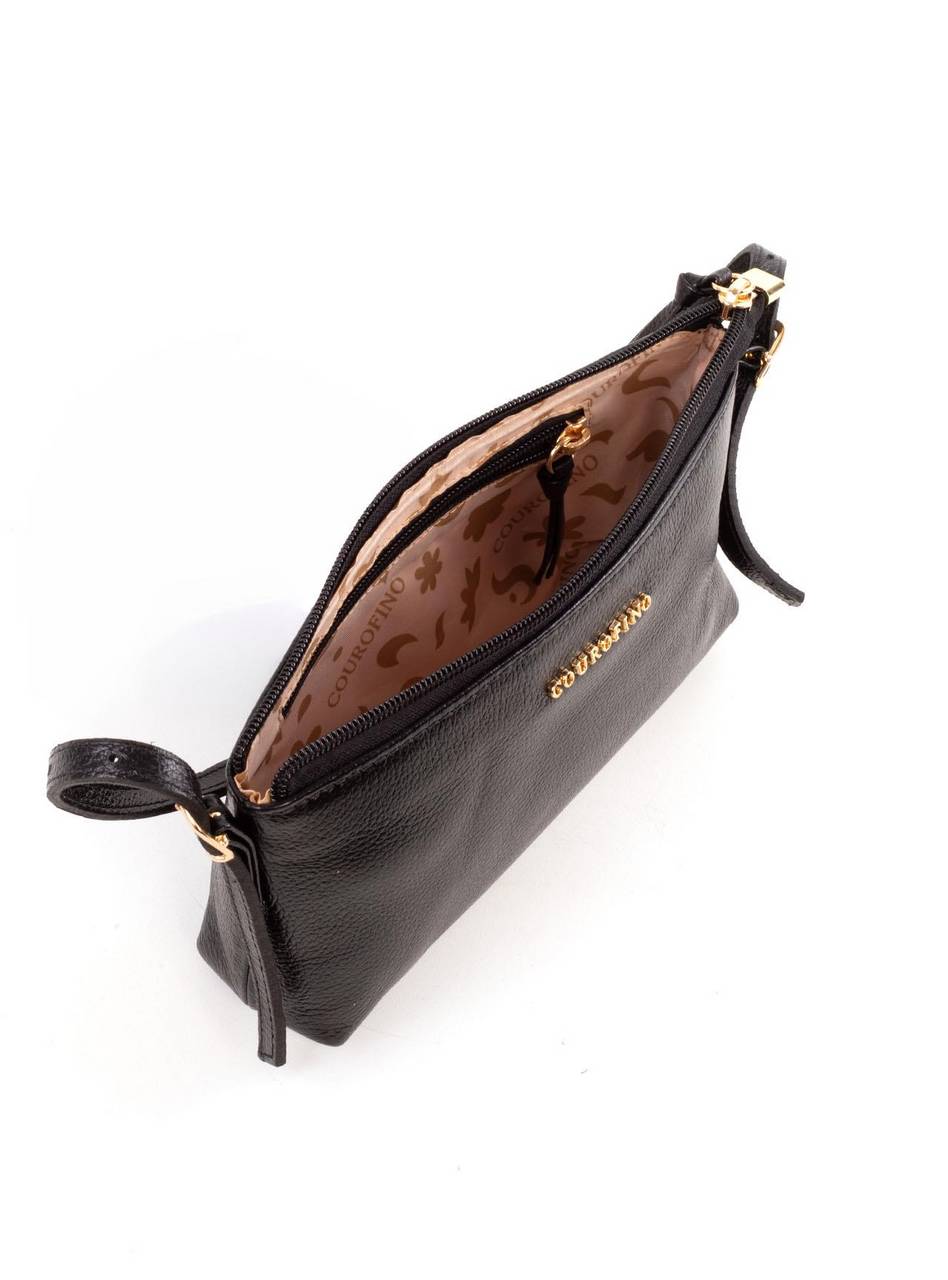 Bolsa Baguete Alça Mini Fivelas - Preta BSI-6382 - PR