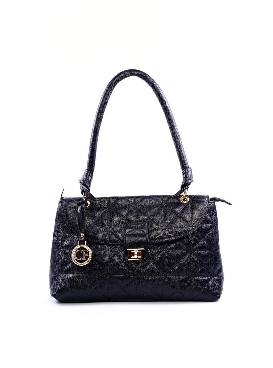 Bolsa Satchel Tiracolo em Matelasse - Preta BSI-6056 - PR
