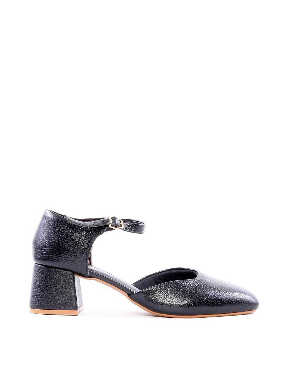 Scarpin Mary Jane com Salto Bloco - Preta SDI-12166 - PR