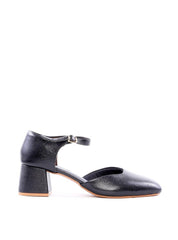Scarpin Mary Jane com Salto Bloco - Preta SDI-12166 - PR