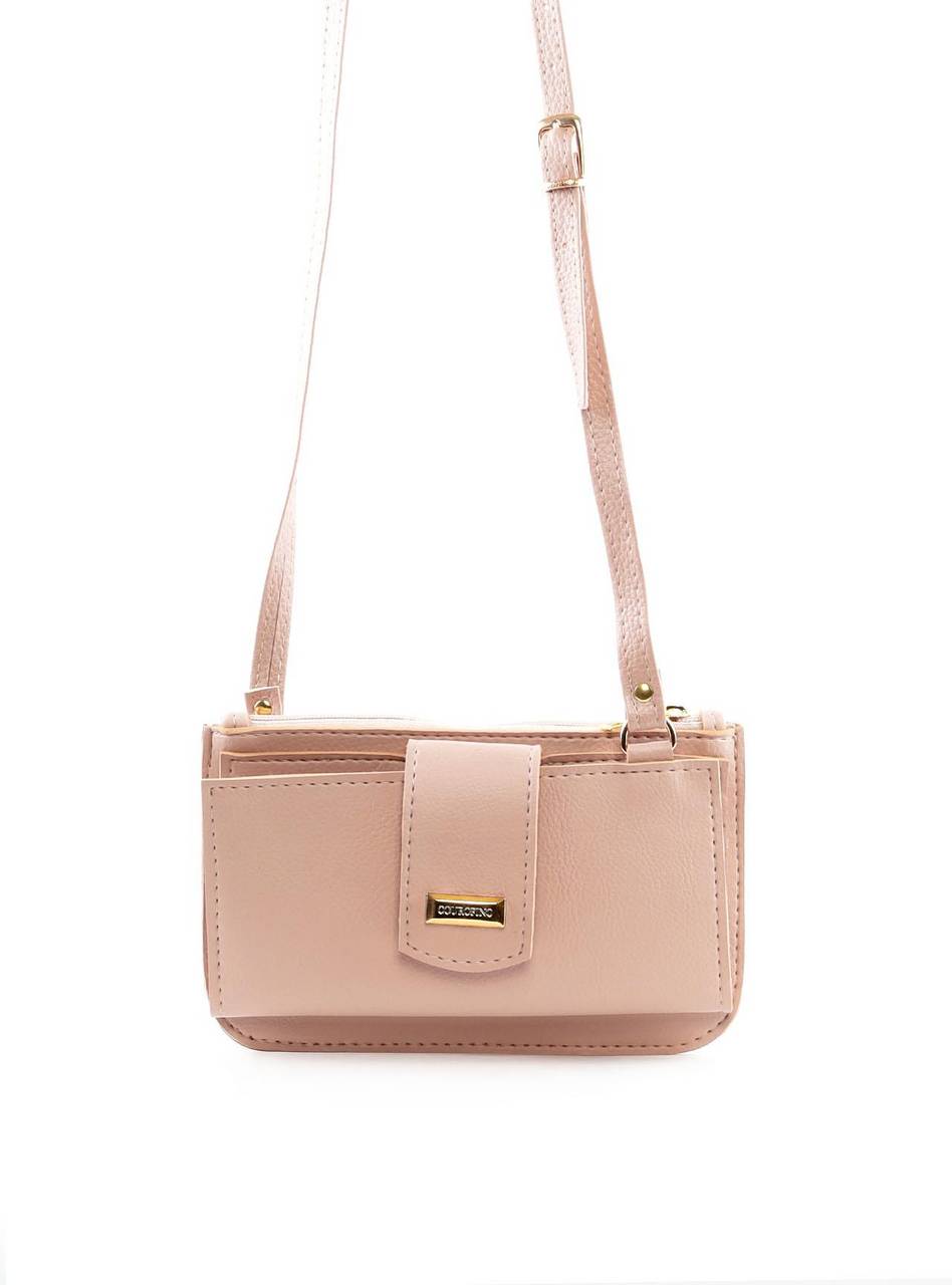 Bolsa Carteira Transversal Pequena - Nude BSI-6430 - NU