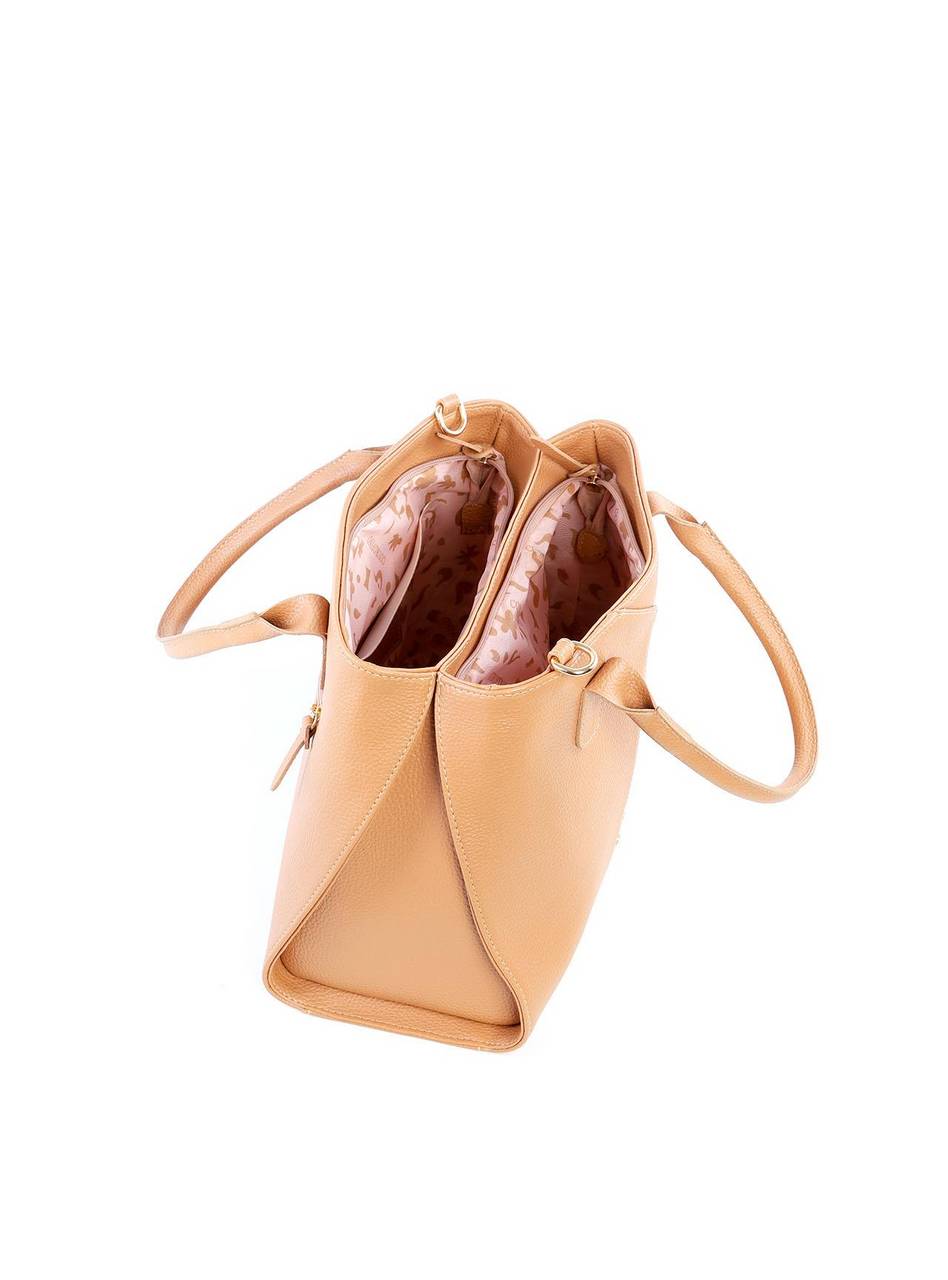 Bolsa Tote com Alça Dupla - Nude BSI-6173 - NU