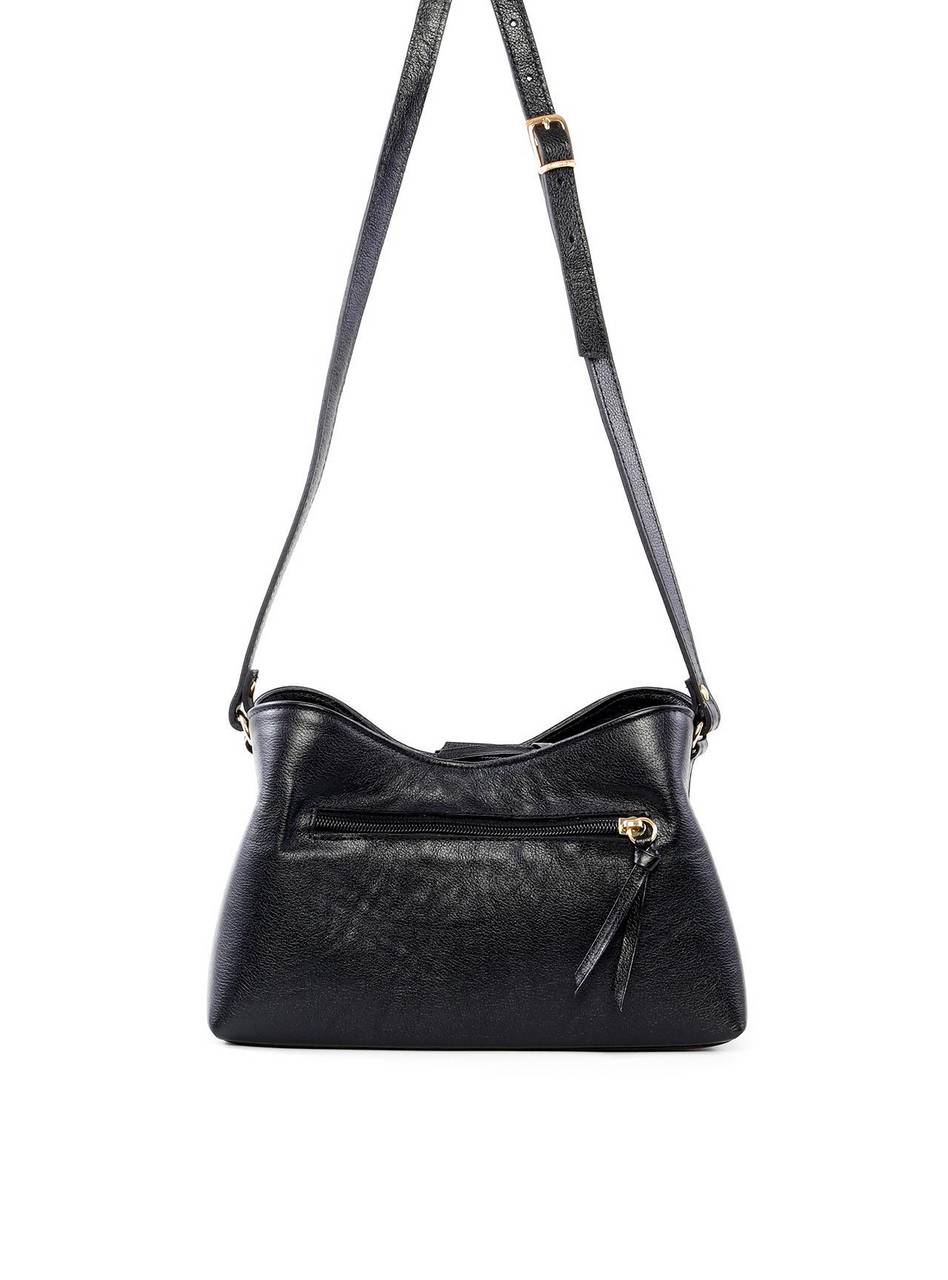 Bolsa Tote Pequena com Cordão - Preta BSI-6469 - PR