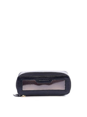 Necessaire Retangular com Transparência - Preta NSI-152 - PR