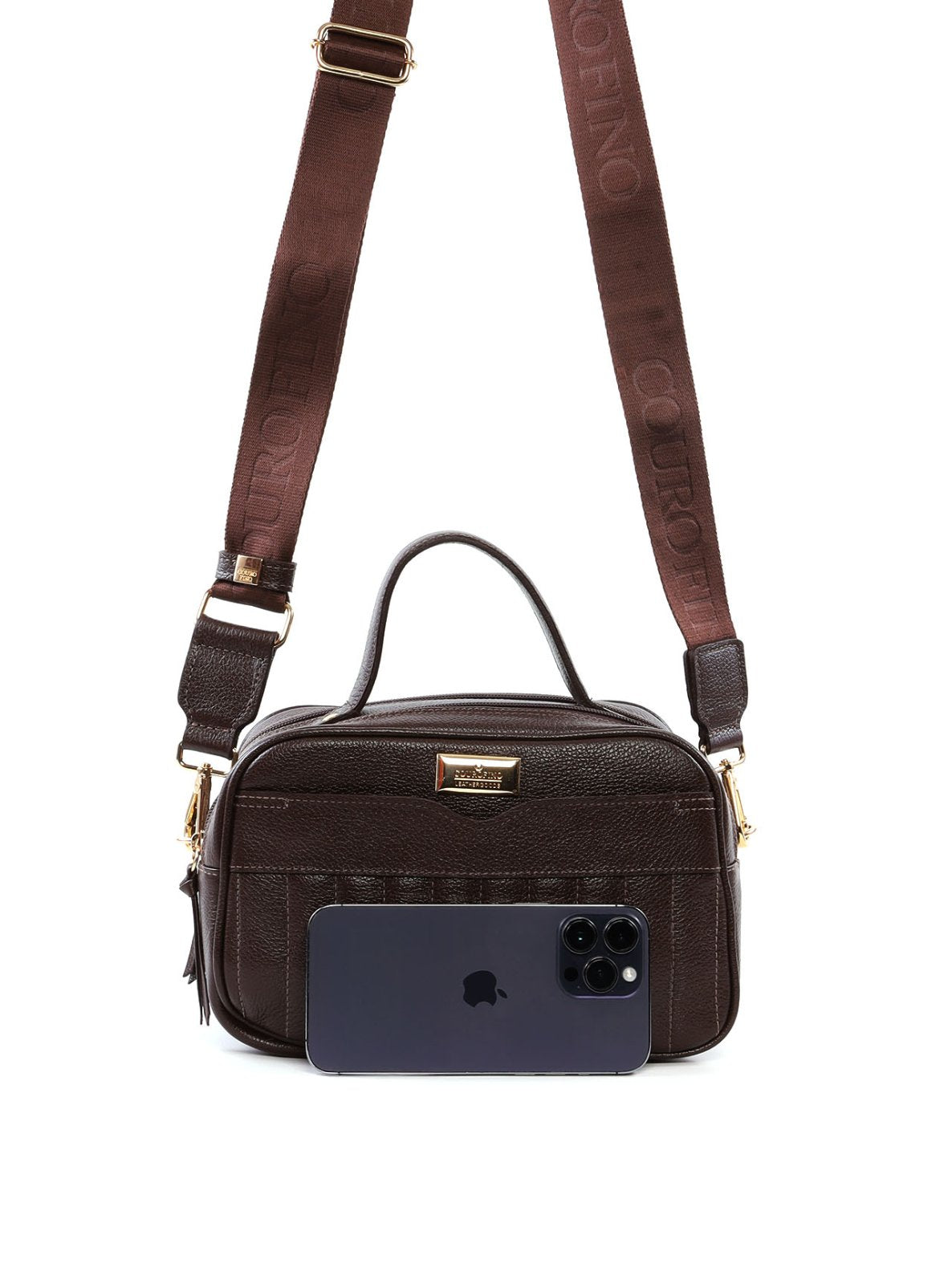 Bolsa Baú Transversal com Matelassê Frontal BSI-6534 - CA